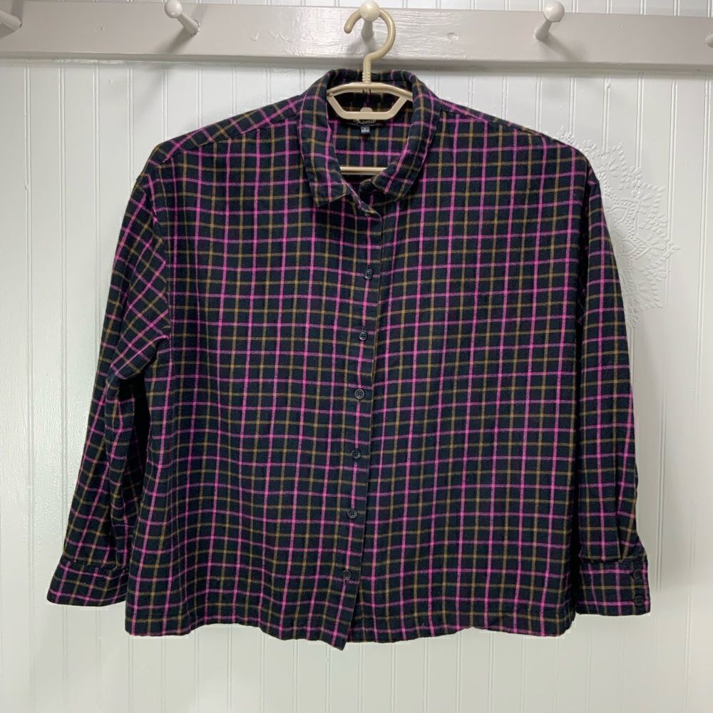 MADEWELL long sleeve flannel shirt